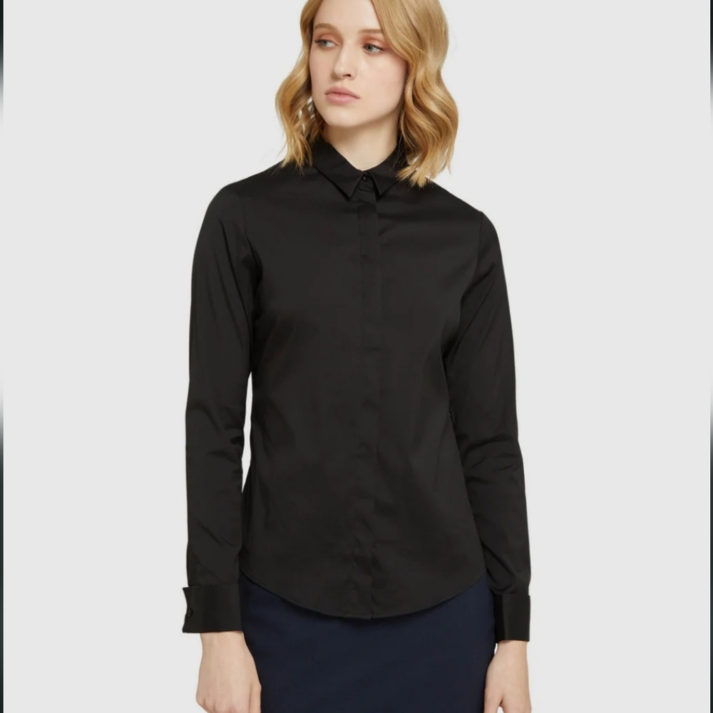 ✨Enrico Rossini Casual Button Down Shirt with Classic Collar Size S